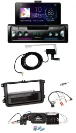 Pioneer DAB Bluetooth Lenkrad USB Autoradio für VW Passat Polo Scirocco Sharan T