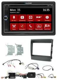 Blaupunkt TMC USB Lenkrad Bluetooth DAB 2DIN Navigation für Porsche Panamera 200