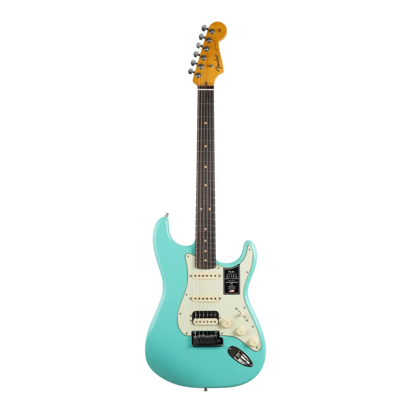 Электрогитара Fender American Ultra Luxe Vintage 60s Stratocaster HSS Sea Foam