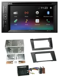 Pioneer Bluetooth MP3 USB 2DIN DAB DVD Autoradio für Mercedes E-Klasse S211 03-0