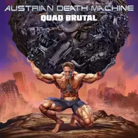 Виниловая пластинка Austrian Death Machine - Quad Brutal [New Vinyl LP] Blue, Colored Vinyl