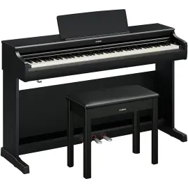 Yamaha Arius YDP166 88Key Digital Upright Piano With Bench  Black
