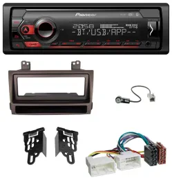 Автомагнитола для Hyundai Sonata Pioneer MP3 USB DAB Bluetooth тёмно-коричневый металлик