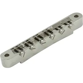 Advanced Plating ABR-1 Bridge w/ Plated Brass Saddles for Gibson, NICKEL