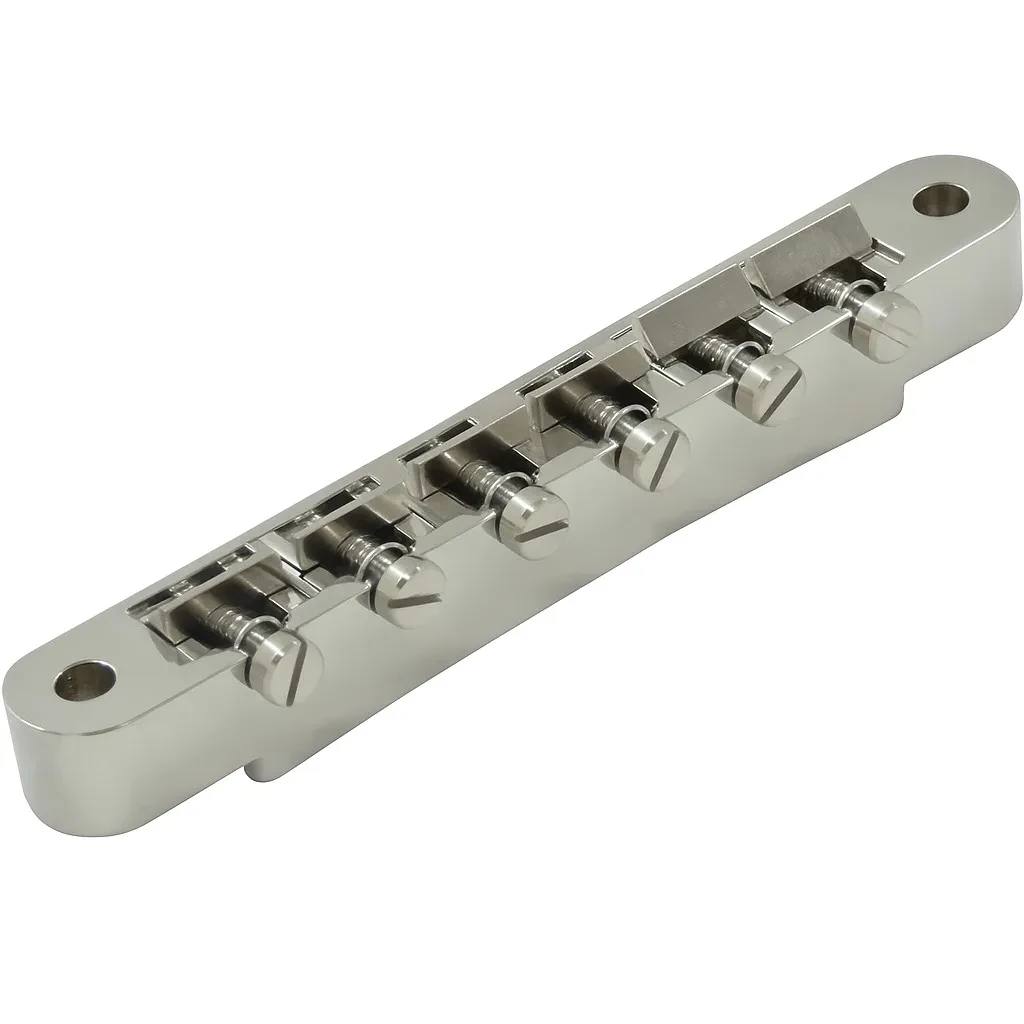 Advanced Plating ABR-1 Bridge w/ Plated Brass Saddles for Gibson, NICKEL