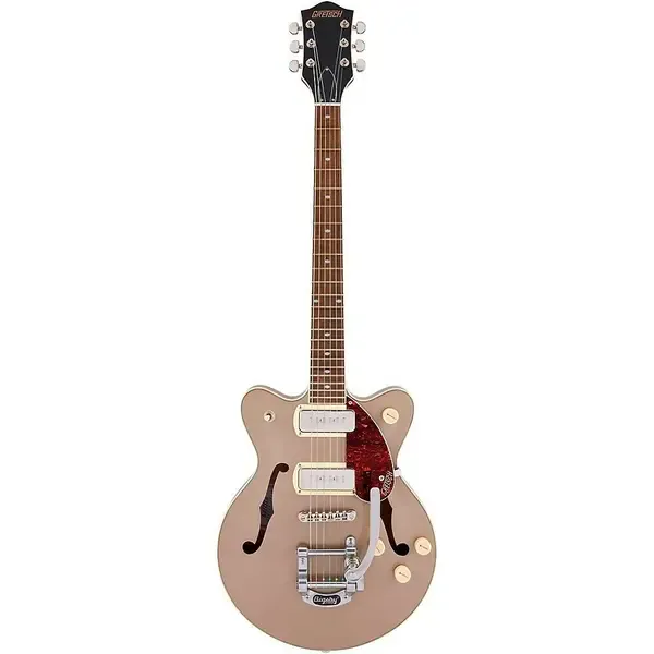 Электрогитара полуакустическая Gretsch G2655T-P90 Streamliner Center Block Jr. Double-Cut P90 Bigsby Two-Tone Sahara Metallic