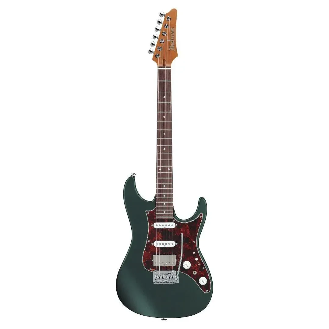 Ibanez AZ2204 Prestige 6 String Right Handed Ivy Green Metallic Flat Guitar