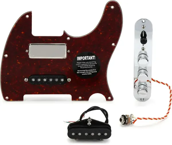 Пикгард со звукоснимателями 920D Custom Mason Style Loaded Nashville Telecaster Pickguard Tortoise