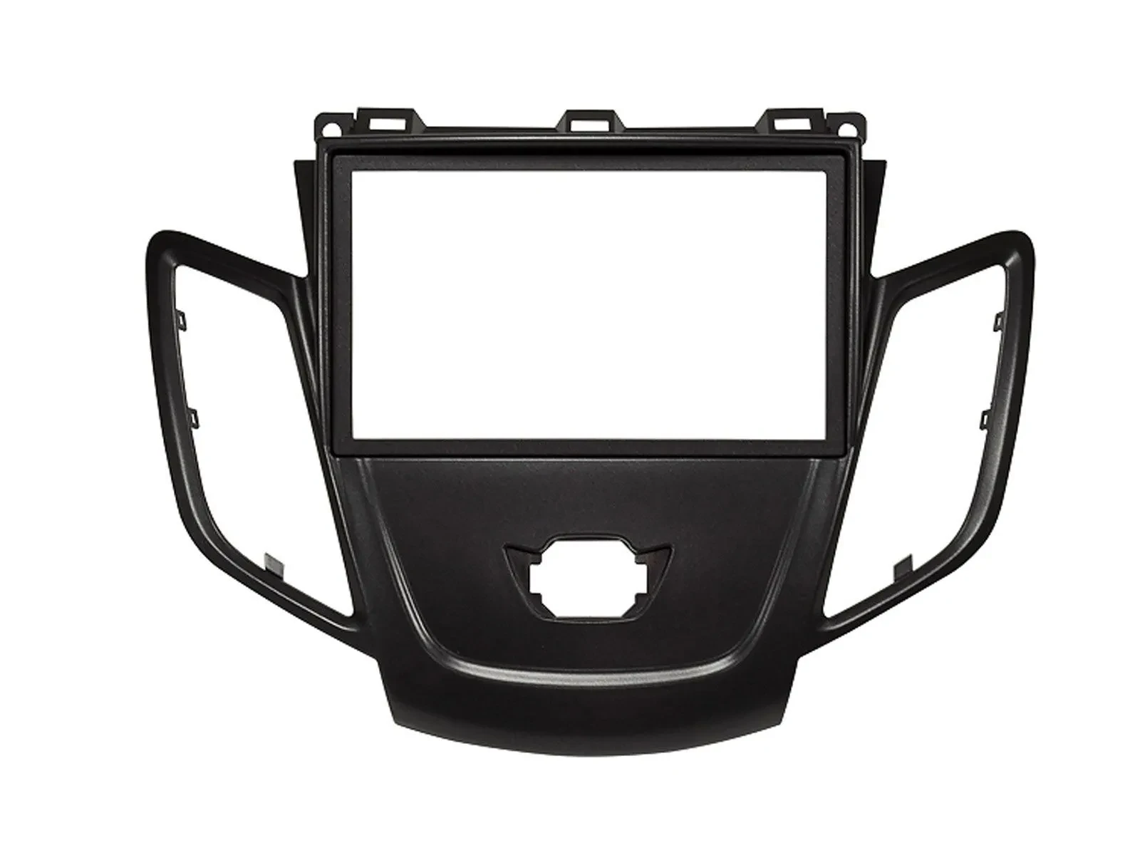 Radioblende Doppel DIN Autoradio für Ford Fiesta ab 2009 dunkel grau