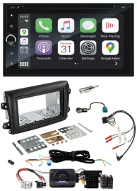 Blaupunkt DAB Lenkrad TMC Bluetooth USB 2DIN Navigation für Fiat Ducato Serie 8