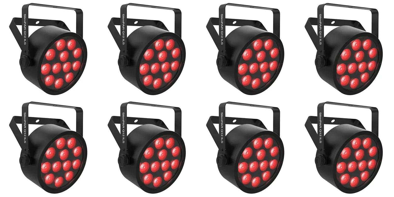 Светодиодный прибор Chauvet DJ SlimPAR Q12 ILS RGBA D-Fi USB DMX (8 штук)