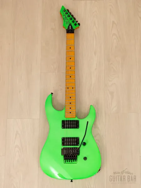 Электрогитара B.C.Rich Gunslinger GS-MR851 NJ Series HH DeVille Green w/gigbag Japan 1990