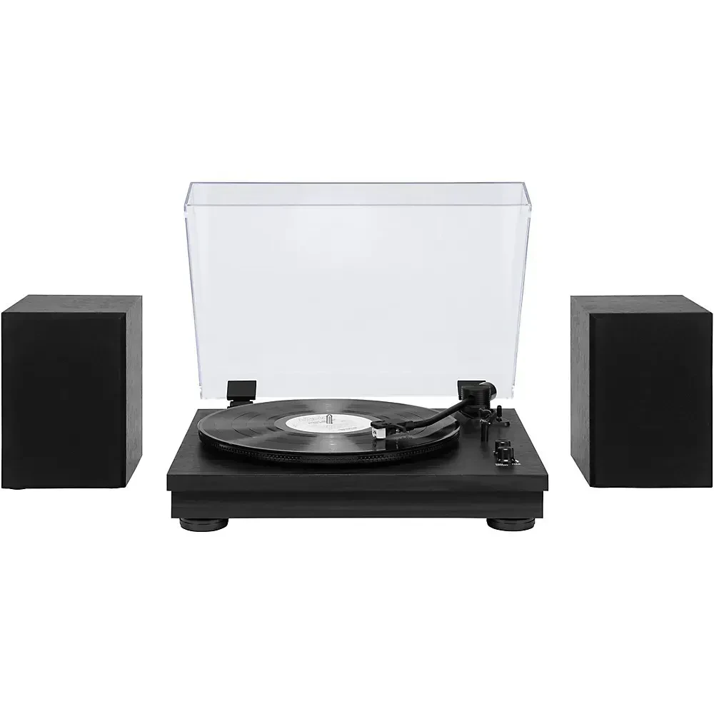 Gemini TT-900WD Vinyl Record Player w/Bluetooth and Dual Stereo Speakers Natural