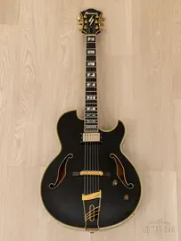 Электрогитара полуакустическая Ibanez Pat Metheny PM100 Signature Archtop H Black w/case Japan 1996