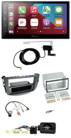 Автомагнитола Pioneer для Toyota RAV4 2006–2011, 2DIN, USB, Bluetooth, DAB, совместима с кнопками на руле