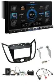 Alpine DAB 2DIN USB Bluetooth Lenkrad Autoradio für Ford Kuga DM2 ab 2013