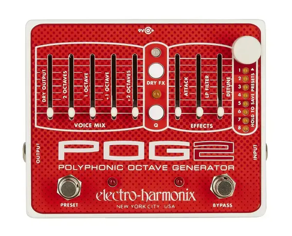 Педаль эффектов для электрогитары Electro-Harmonix POG2 Polyphonic Octave Generator