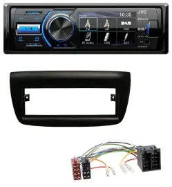 JVC Bluetooth MP3 USB DAB Autoradio für Fiat Doblo 12-15 Opel Combo 10-15