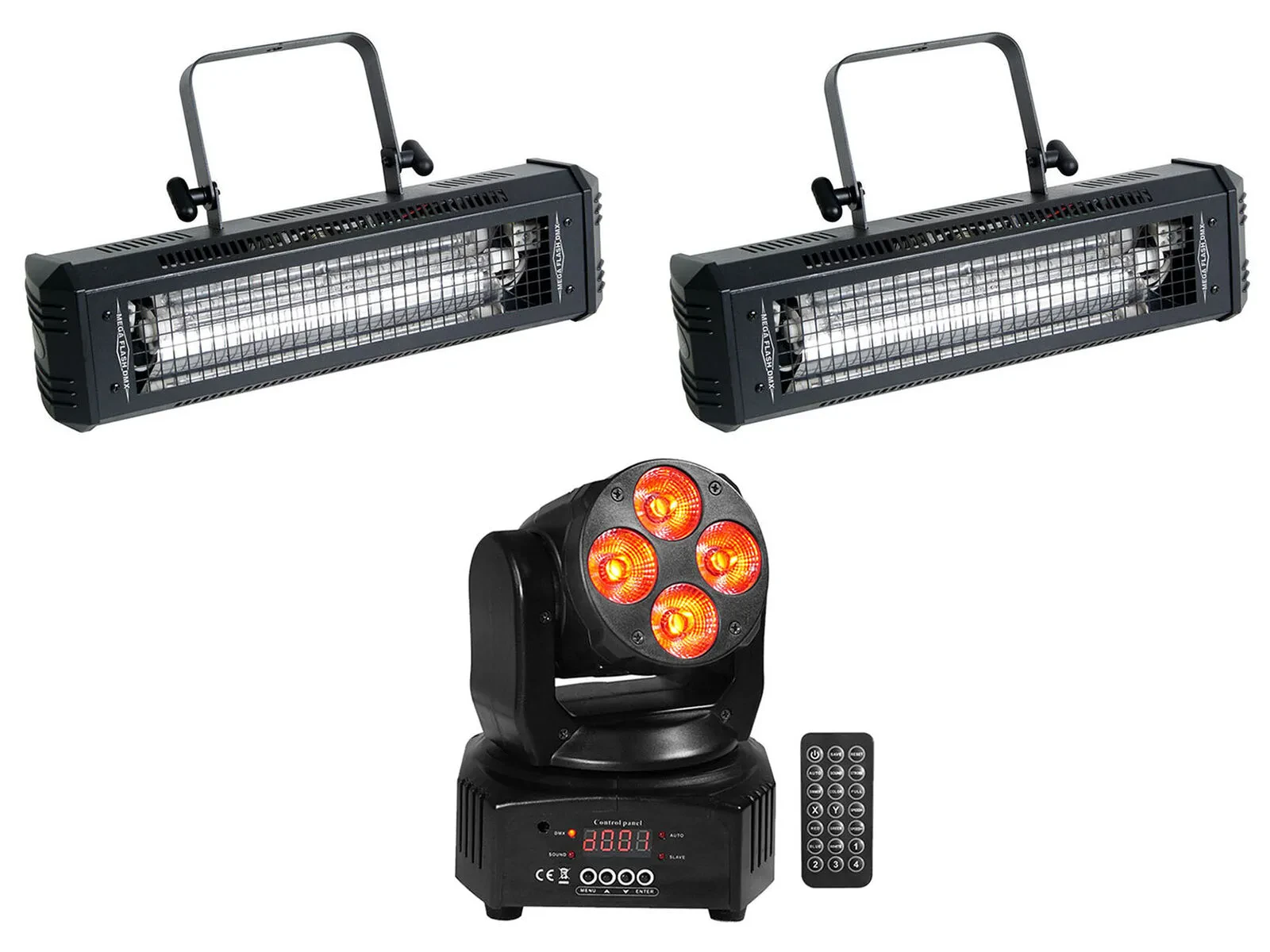 Комплект светового оборудования American DJ MEGA FLASH DMX+RockOn-7