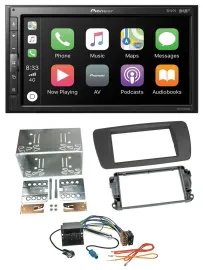 Pioneer USB MP3 DAB 2DIN Bluetooth Autoradio für Seat Ibiza ab 08 tuam-grey