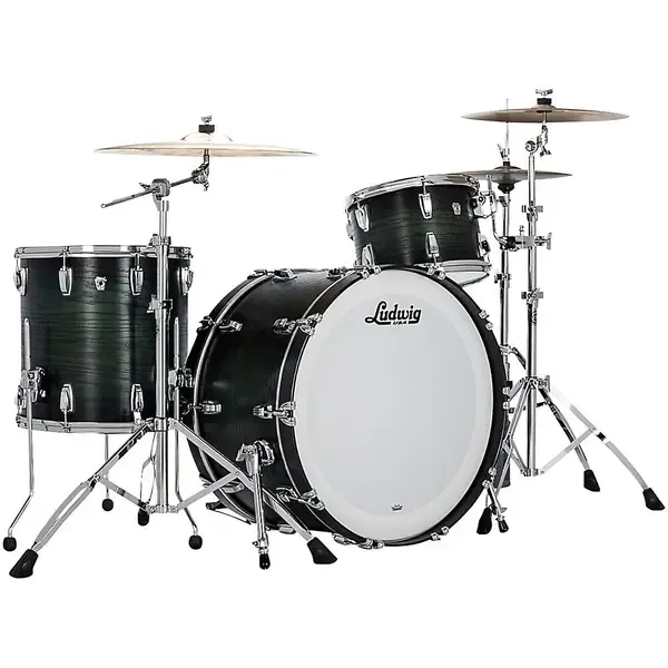 Ударная установка акустическая Ludwig Classic Oak 3-piece Pro Beat Shell Pack Green Burst