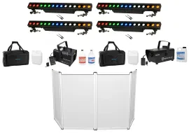 Комплект светового оборудования American DJ 15 Hex Bar IP+RFAAW+R700+BAG1200-4