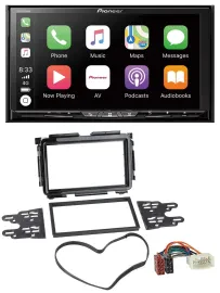 Pioneer 2DIN MP3 USB DAB DVD Bluetooth Autoradio für Honda HR-V (RU, ab 2015)