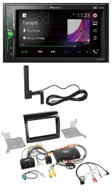 Автомагнитола для Fiat/Citroen/Peugeot Pioneer 2DIN, MP3, DAB, Bluetooth, совместима с кнопками на руле
