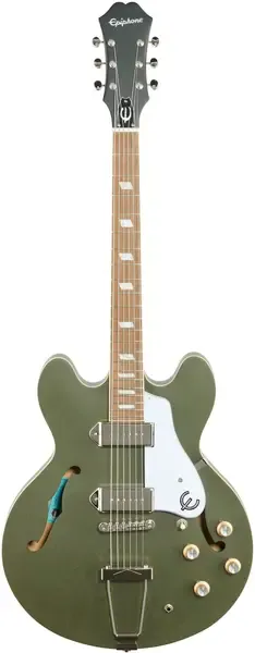 Электрогитара полуакустическая Epiphone Casino Worn Olive Drab