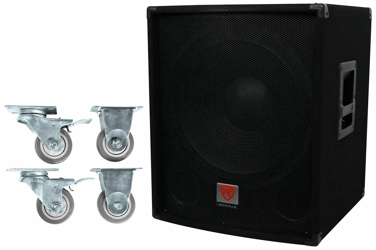 Сабвуфер пассивный Rockville SBG1184 Black 18" 1000W 4 Ohm с колёсами