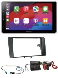 Pioneer MP3 USB DAB Bluetooth 2DIN Autoradio für Audi A3 8P 2003-2012 Aktivsyste