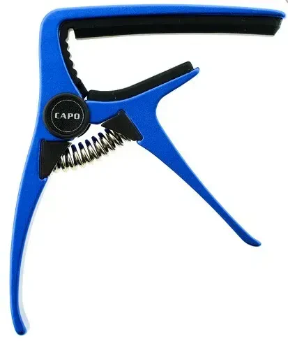 Aroma AC-20 blue Каподастр для акустической гитары, синий