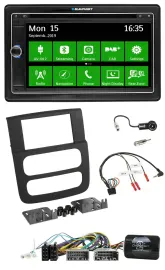 Blaupunkt Bluetooth 2DIN Lenkrad DAB USB TMC Navigation für Dodge RAM 2002-2006