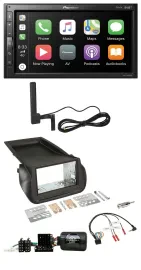 Pioneer USB 2DIN Bluetooth DAB Lenkrad Autoradio für Citroen Nemo Fiat Fiorino P