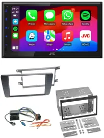 JVC Bluetooth 2DIN MP3 DAB USB Autoradio für Skoda Octavia 04-13 Scout 06-12