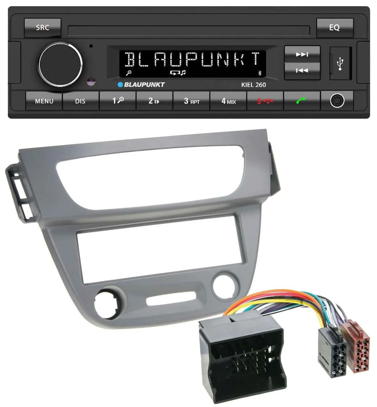Blaupunkt USB DAB Bluetooth MP3 Autoradio für Renault Megane 3 Quadlock 09-14 gr