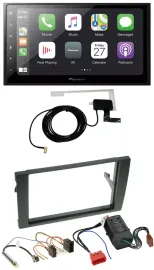 Pioneer USB MP3 2DIN Bluetooth DAB Autoradio für Audi A4 B6 B7 00-08 Bose Aktivs