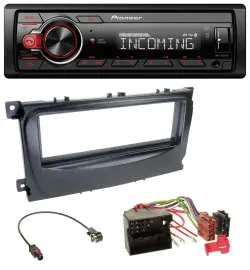 Pioneer Bluetooth USB DAB MP3 Autoradio für Ford Focus C-Max Galaxy ab 2007 schw