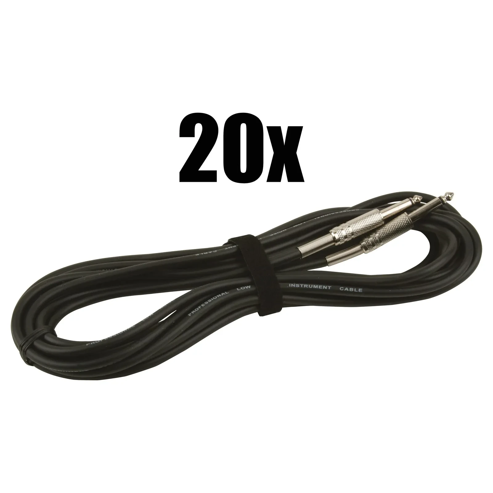 Инструментальный кабель MUSIC STORE 1.5 м (набор, 20 шт.)