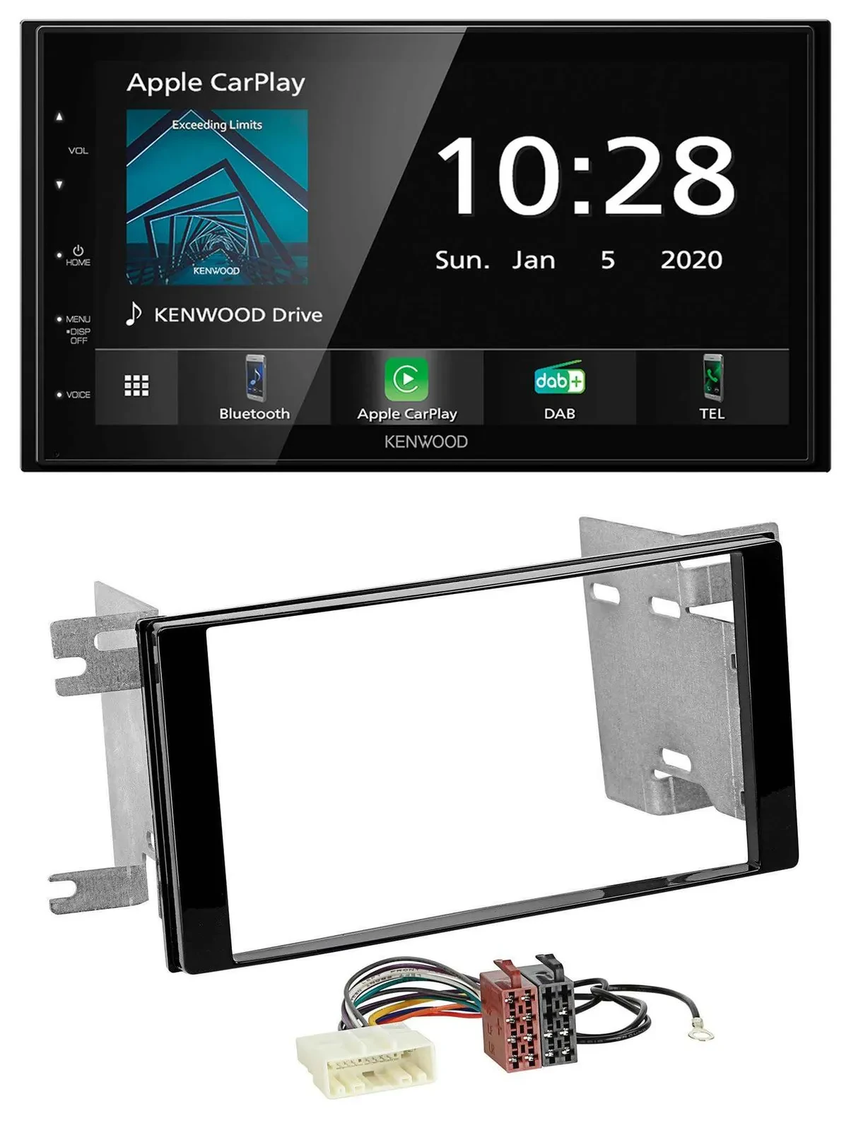 Kenwood Bluetooth MP3 DAB USB 2DIN Autoradio für Subaru Impreza Forester 07-12