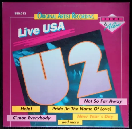 U2 - Live USA (LP , Used)