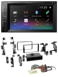 Pioneer DAB MP3 2DIN Bluetooth USB Autoradio für Nissan Juke Navara NV ab 12