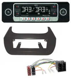 Dietz USB DAB MP3 Bluetooth Autoradio für Citroen Nemo Fiat Fiorino Qubo Peugeot