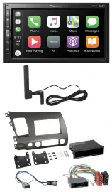 Автомагнитола Pioneer 2DIN, Bluetooth, DAB, USB, MP3, для Honda Civic Hybrid FD3 (2006–2010)