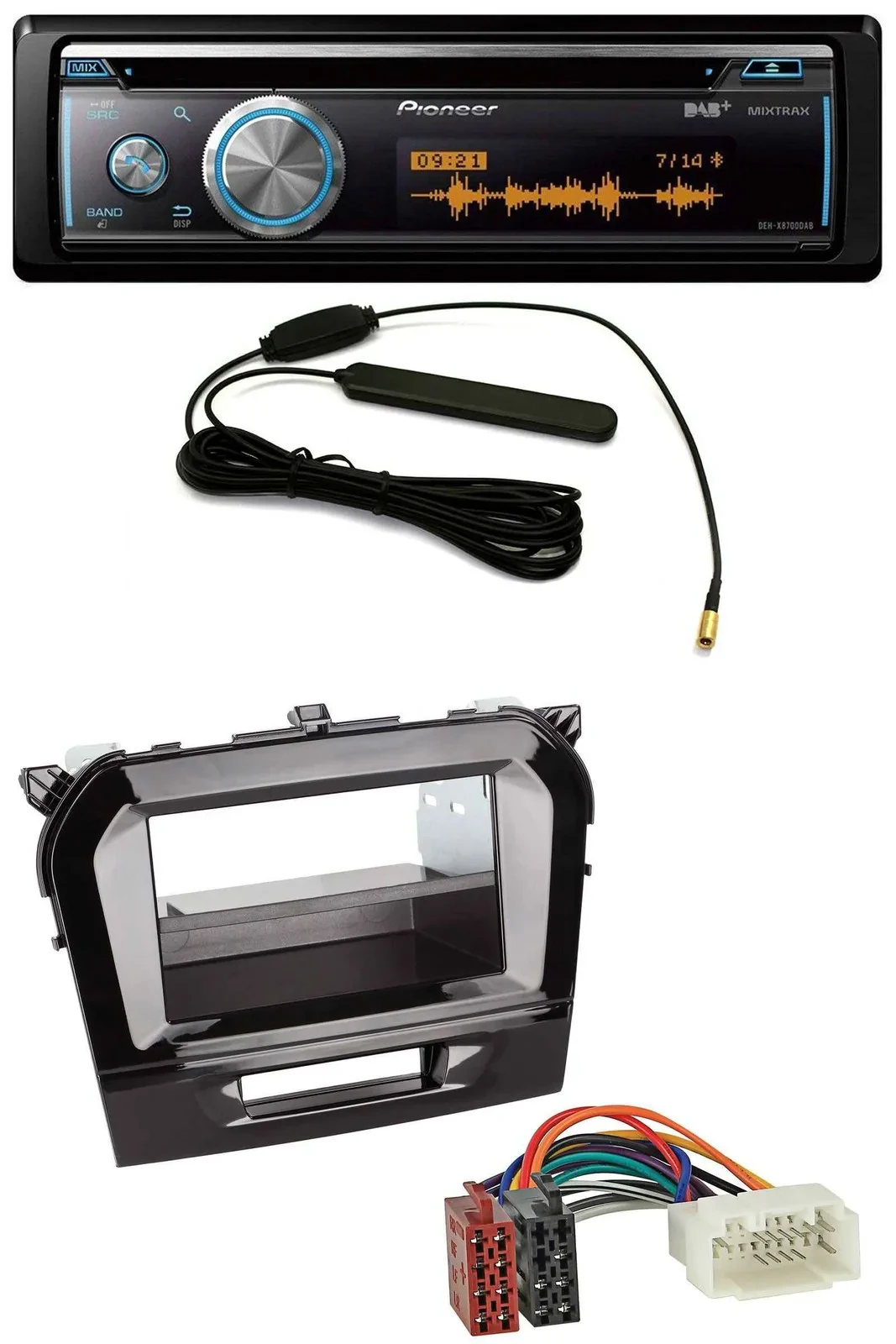 Автомагнитола для Suzuki Vitara (с 2015) Pioneer CD, USB, Bluetooth, DAB, MP3