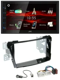 JVC USB Bluetooth MP3 DAB 2DIN Autoradio für Hyundai i40 VF ab 11 Klavierlack