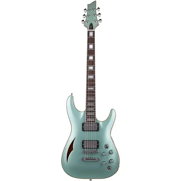 Электрогитара полуакустическая Schecter C-1 E/A Classic Semi-Hollow Satin Antique Pelham Blue