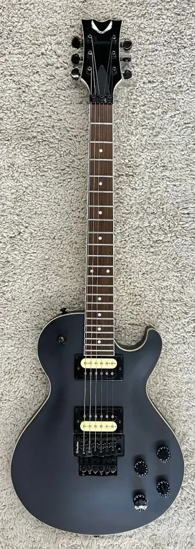 Dean Thoroughbred X Floyd, Black Satin Solid Body Cutaway Elec. Guitar TBX F BKS