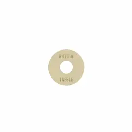 BOSTON Toggle Switch Plate, Unterlegscheibe LP-style, elfenbeinfarben mit gold i