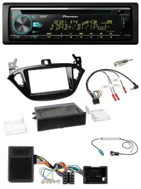 Pioneer DAB Lenkrad CD USB Bluetooth Autoradio für Opel Adam ab 2013 Corsa E Abl